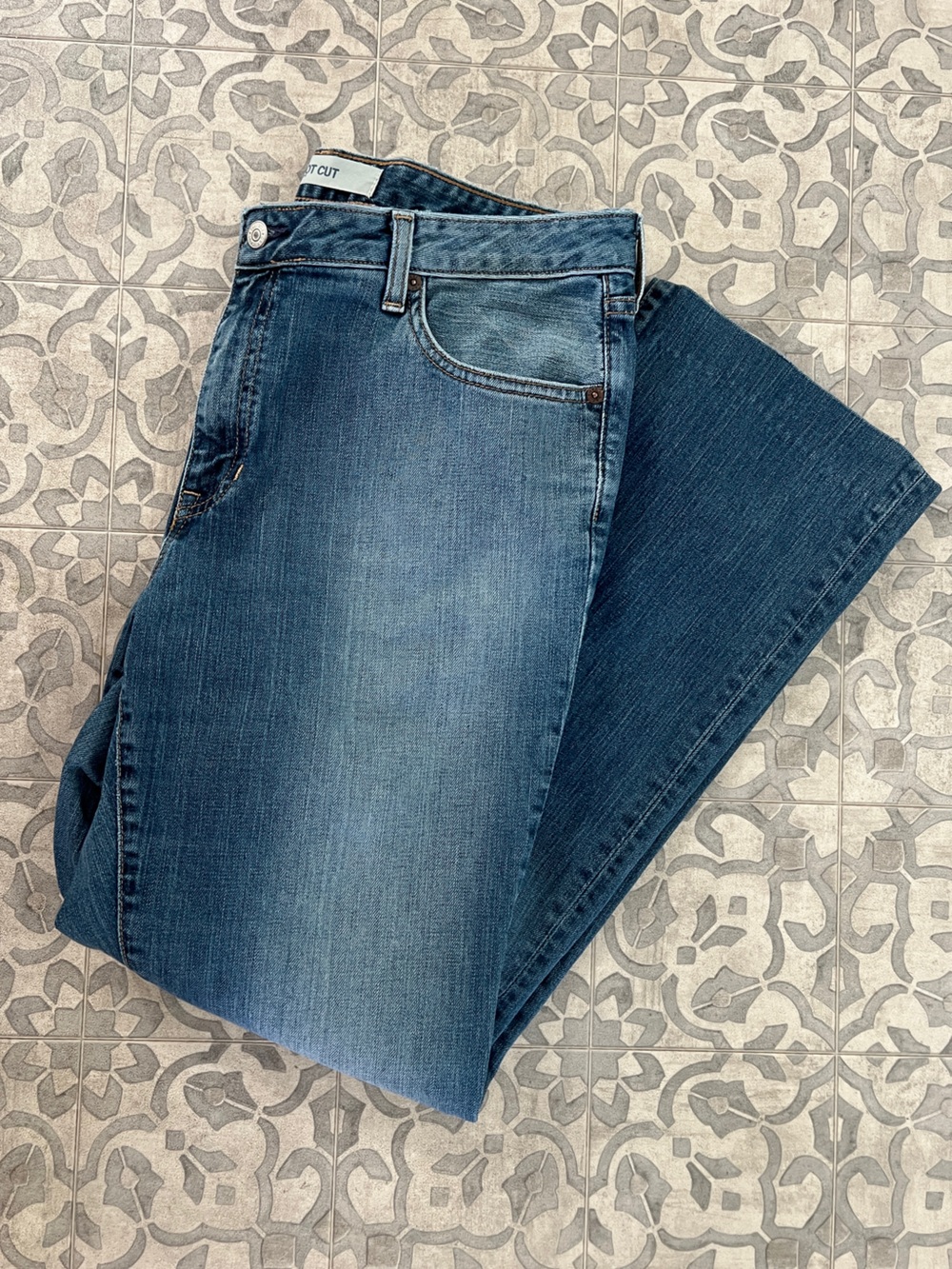 Vintage Y2K Gap Bootcut Stretch Jeans Size 14 Regular – Made in USA (2004)